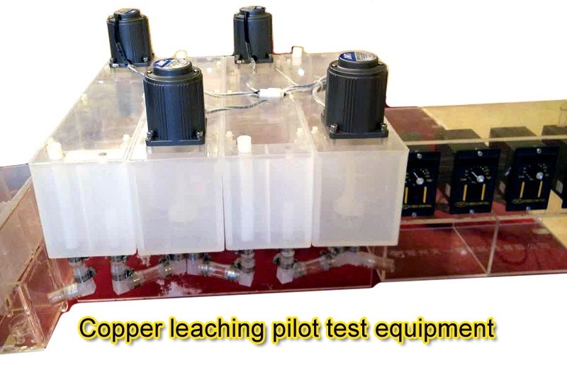 Copper Extractant Pilot Test Equipment